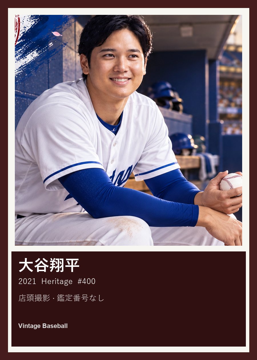 大谷翔平 Heritage #400
